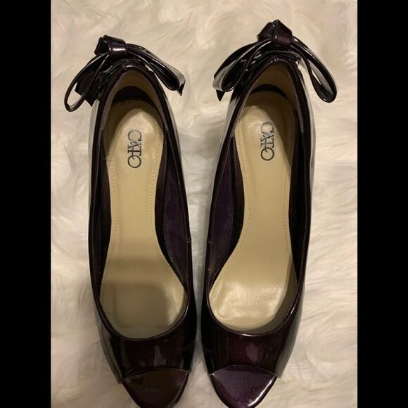 Cato Plum size 7.5 heels - Picture 1 of 6